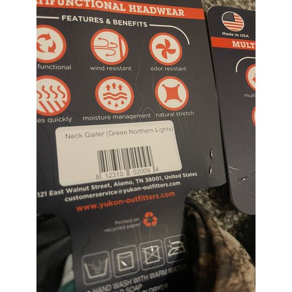 YUKON OUTFITTERS Sun Protection SPF 50 Lot 3 Sky Blue Hiking Tie Dye - Picture 3 of 6